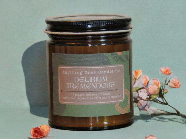 "Ol Brownie" -7 oz Scented Beeswax Jar Candle - Image 9
