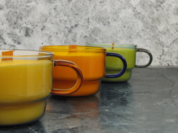 Coffeehaus Collection, Reusable Mug, Arios Styled Scented Beeswax Candle