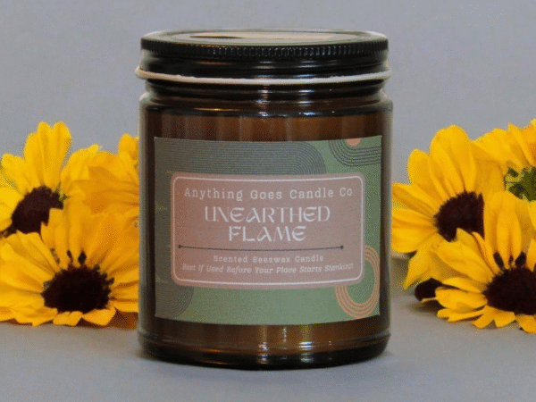 "Ol Brownie" -7 oz Scented Beeswax Jar Candle - Image 8
