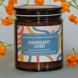 "Ol Brownie" -7 oz Scented Beeswax Jar Candle