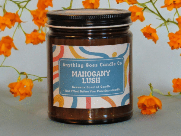 "Ol Brownie" -7 oz Scented Beeswax Jar Candle