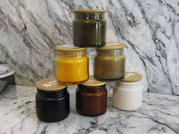 Lil Guy~ 2-3oz Scented Beeswax Candle