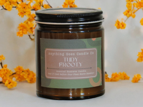 "Ol Brownie" -7 oz Scented Beeswax Jar Candle - Image 3