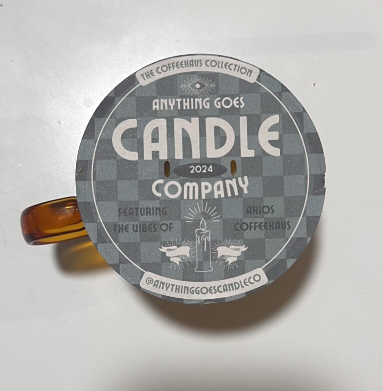 Coffeehaus Stack Mug — 8 oz Beeswax Candle