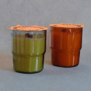 Whiff & Stack Colorful Cups ~ 9oz Scented Beeswax Flameware